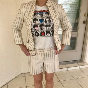 BCBG short set. Gorgeous Military style jacket.